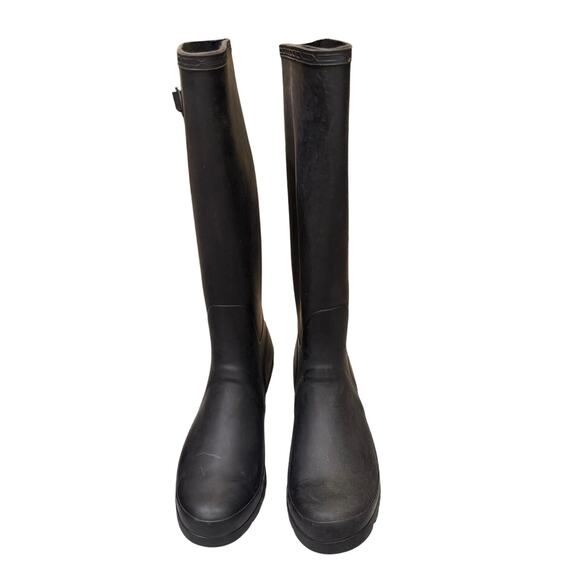 Black Polar Rain Boots - Hunter Look Alike - Size US 10 - Picture 1 of 5